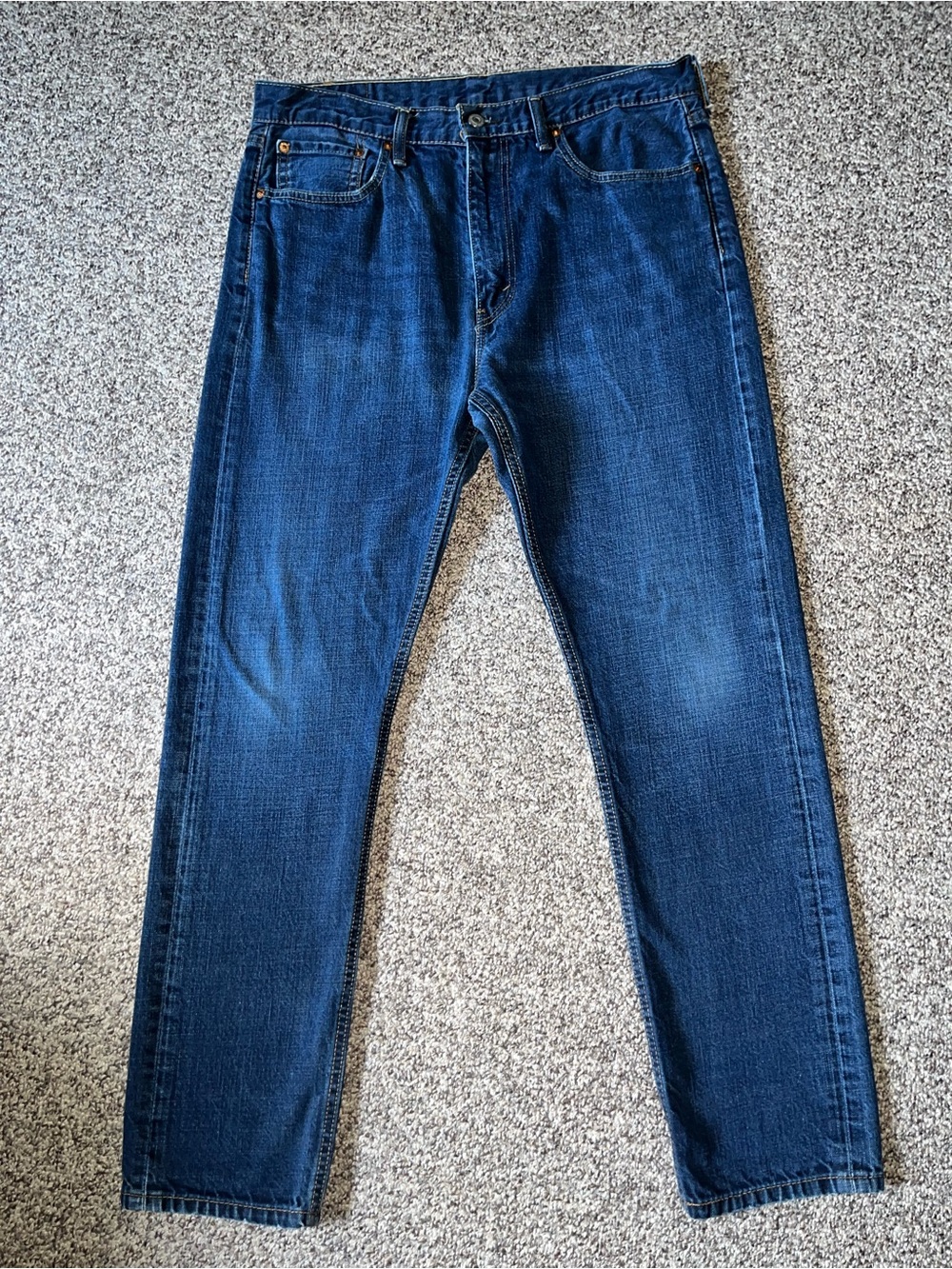 Levi's Men’s Dark Blue Slim Straight Jeans 522